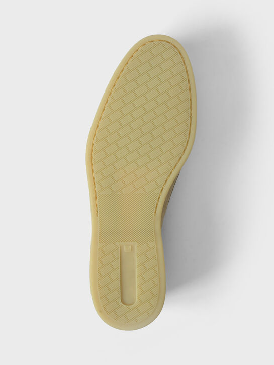 Лоферы замшевые, кремовые Gallucci | Фото 5