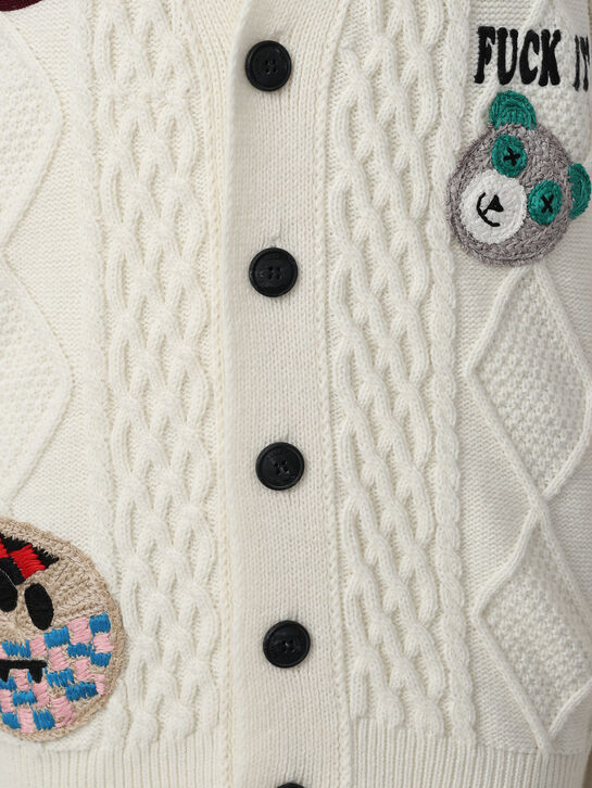 Кардиган с патчами и вышивкой Barrow | Фото 3