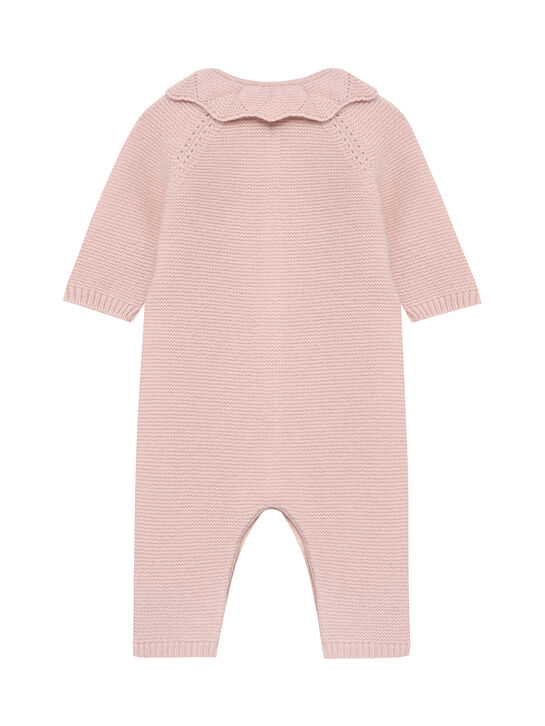 Комбинезон кашемировый, розовый Oscar et Valentine | Фото 2