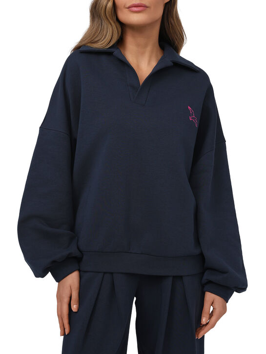 Толстовка-поло с вышивкой Dan Maralex | Фото 3