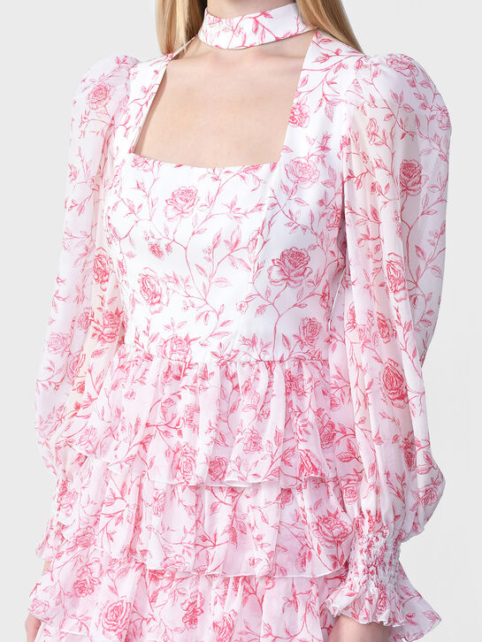 Мини-платье с цветочным принтом Roses & Lace | Фото 6
