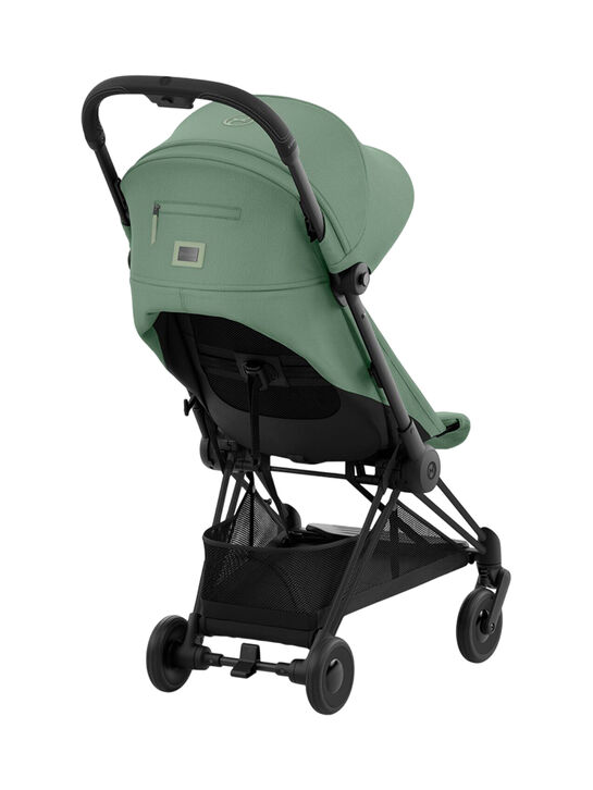 Коляска Coya Matt black leaf green с дождевиком и бампером CYBEX | Фото 6