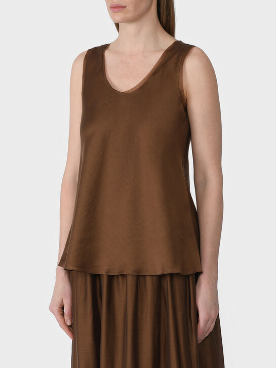 Топ шоколадного оттенка Flashin | Фото 3