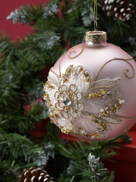 Шар 3D &quot;Цветок &quot;, 10 см, розово-кремовый, 2 вида Goodwill | Фото 7