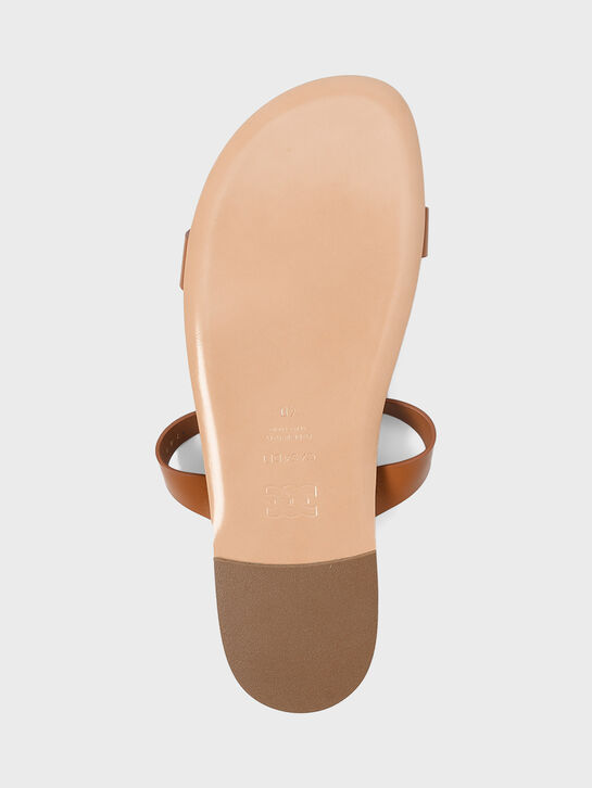 Сандалии Zep Blade, коричневые Casadei | Фото 5