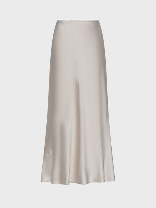 Юбка миди шелковая, белая Dorothee Schumacher | Фото 6