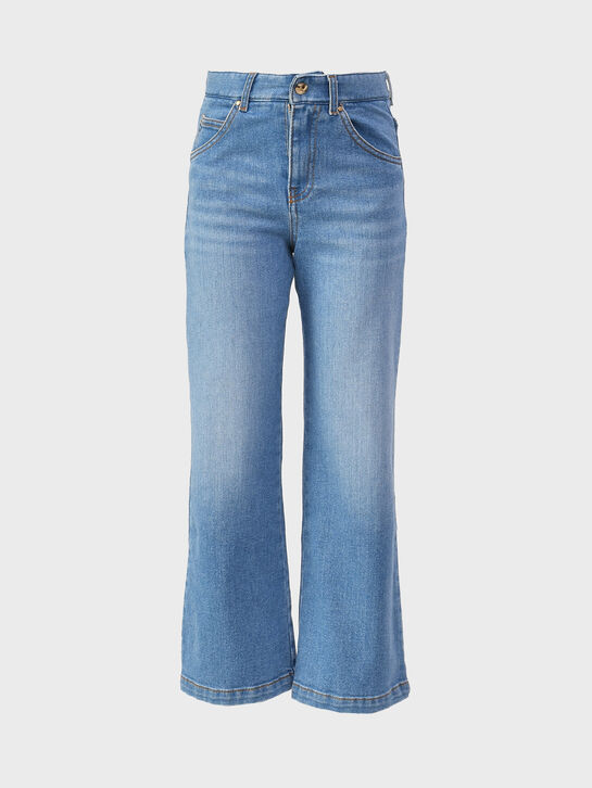 Выбеленные джинсы, голубые Chloe | Фото 1