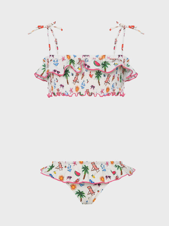 Купальник с цветочным принтом Saint Barth | Фото 1