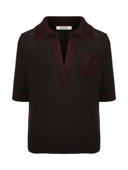 Джемпер из шерсти, темно-коричневый Dorothee Schumacher | Фото 1