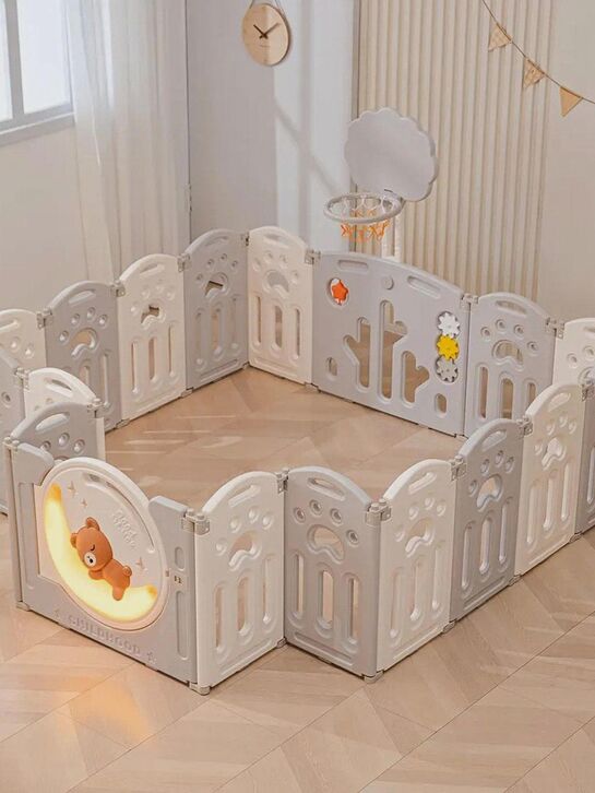 Манеж Kids DeLuxe Grey 150x180 см UNIX Kids | Фото 2