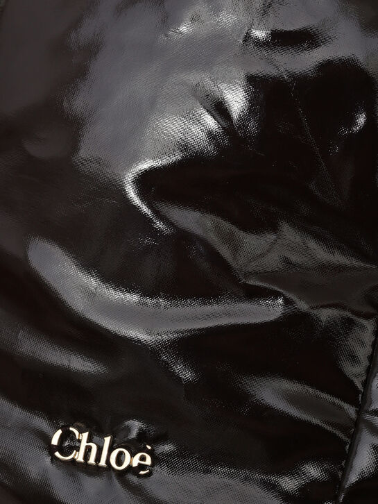 Куртка глянцевая с капюшоном Chloe | Фото 3