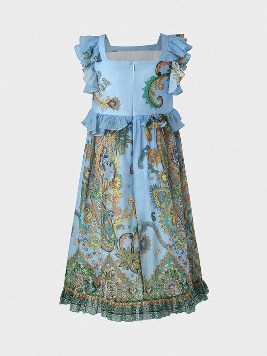 Платье с рюшами и узорами Etro | Фото 3