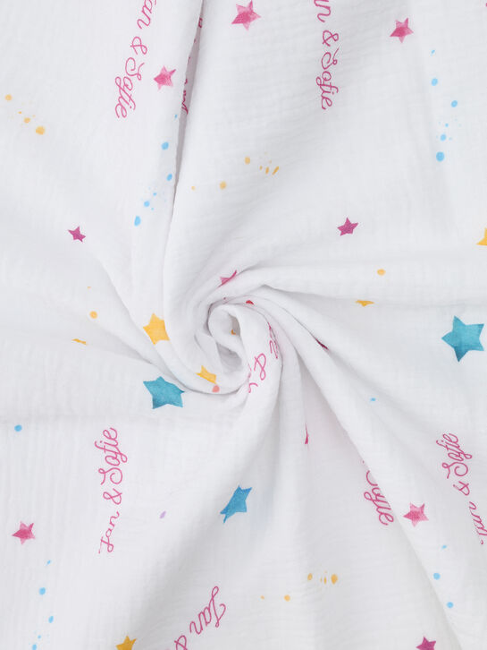 Непромокаемая пеленка 120x60 см, принт звезды Jan&Sofie | Фото 5