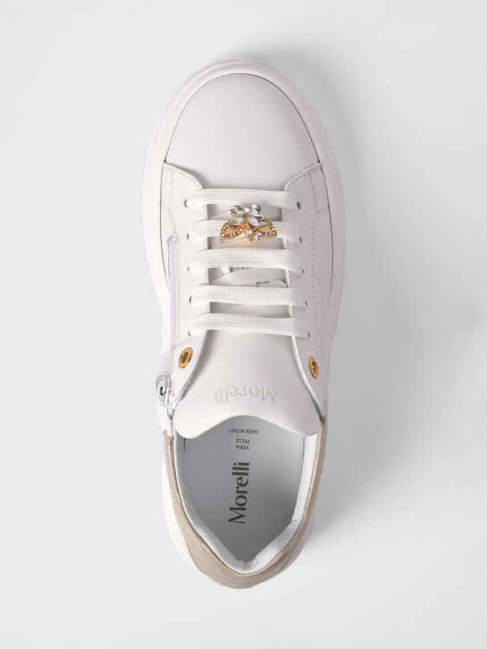 Кеды с серебристой вставкой Morelli | Фото 4