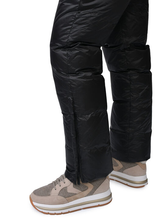 Комбинезон с меховой опушкой на капюшоне, черный Freedomday | Фото 7