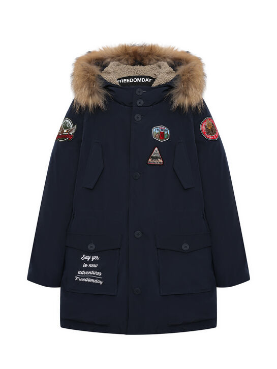 Куртка-парка с патчами Freedomday | Фото 1