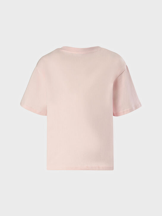 Футболка с черным цветком на груди Marc Jacobs | Фото 3