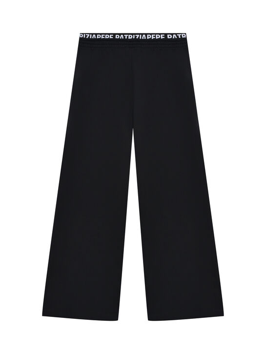 Спортивные брюки с лого на поясе, черные Patrizia Pepe | Фото 2