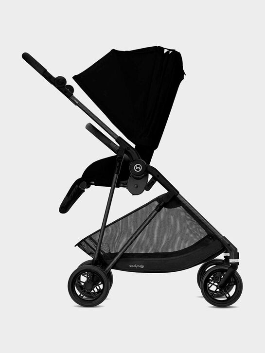 Коляска прогулочная Melio Carbon Magic Black с дождевиком CYBEX | Фото 3