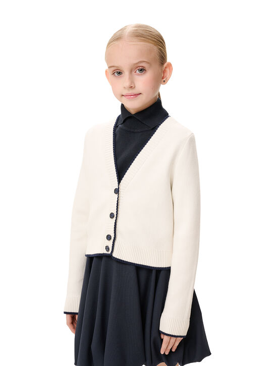 Кардиган с контрастным кантом KengLabel | Фото 3