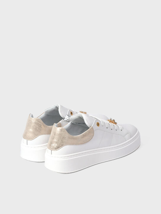 Кеды с серебристой вставкой Morelli | Фото 3