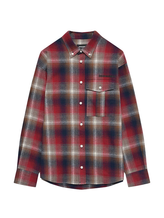 Рубашка в клетку Dsquared2 | Фото 1