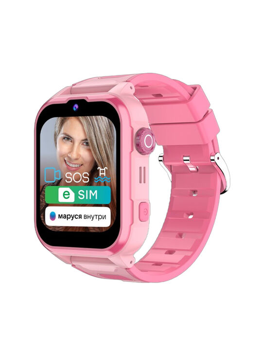 Смарт-часы Fontel KidsWatch 4G eSim Progress 8 Гб Розовый 2G, 3G, 4G WiFi, Bluetooth, GPS  | Фото 6