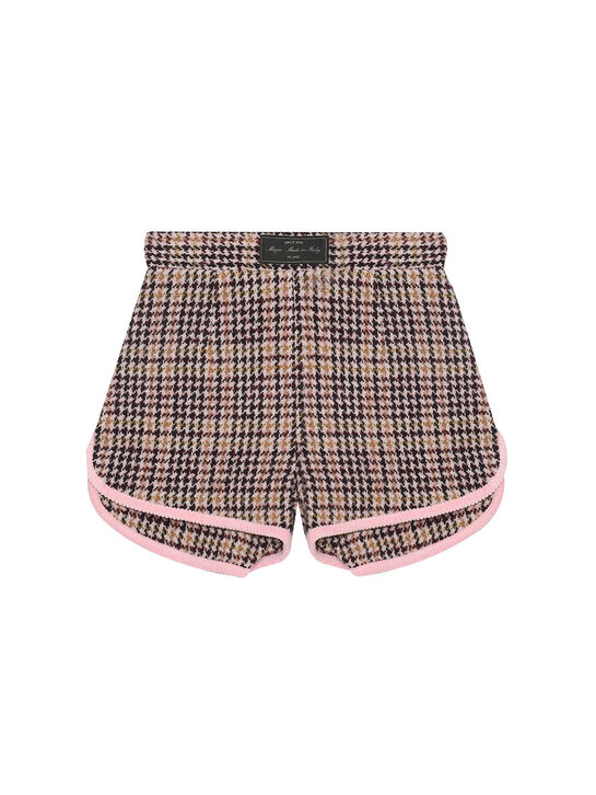 Шорты в гусиную лапку MSGM | Фото 1