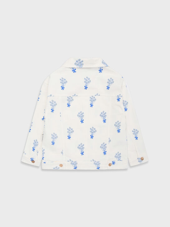 Куртка с принтом &quot;букеты&quot; Weekend house kids | Фото 3