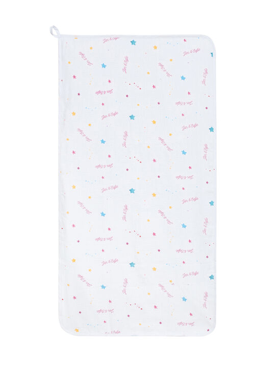Непромокаемая пеленка 120x60 см, принт звезды Jan&Sofie | Фото 3