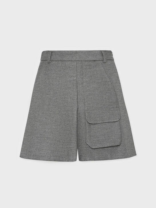 Шорты фланелевые, серые Dan Maralex | Фото 1