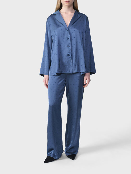 Комплект: жакет+брюки с мелкими стразами Flashin | Фото 6