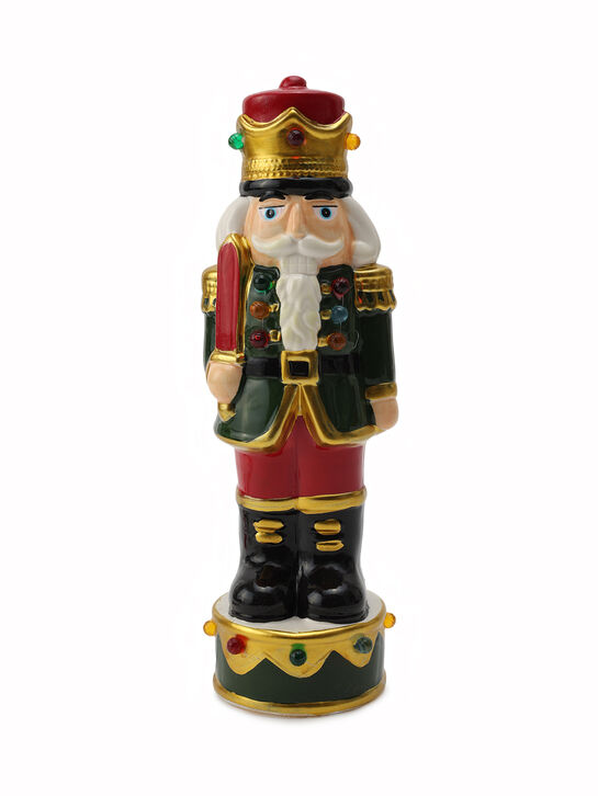 Новогодний сувенир &quot;Щелкунчик&quot;, керамика, 25,5 см Musicboxworld | Фото 1