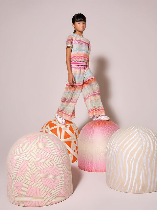 Брюки с узором &quot;зигзаги&quot; Missoni | Фото 2