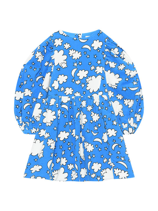 Платье с принтом &quot;облака&quot; Stella McCartney | Фото 1