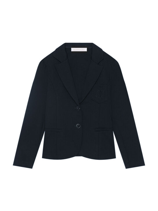 Пиджак из пунто милано Monnalisa | Фото 1