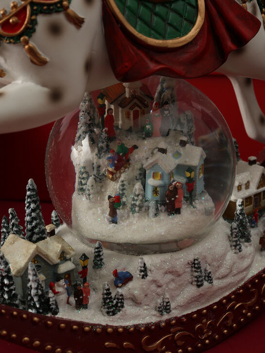 Новогодний сувенир Лошадка-качалка 32,3×12,7×27,6 см Timstor | Фото 4