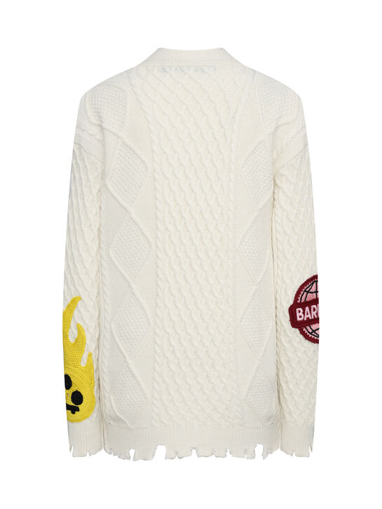 Кардиган с патчами и вышивкой Barrow | Фото 2