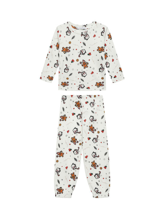 Пижама с новогодним принтом Dan Maralex | Фото 1