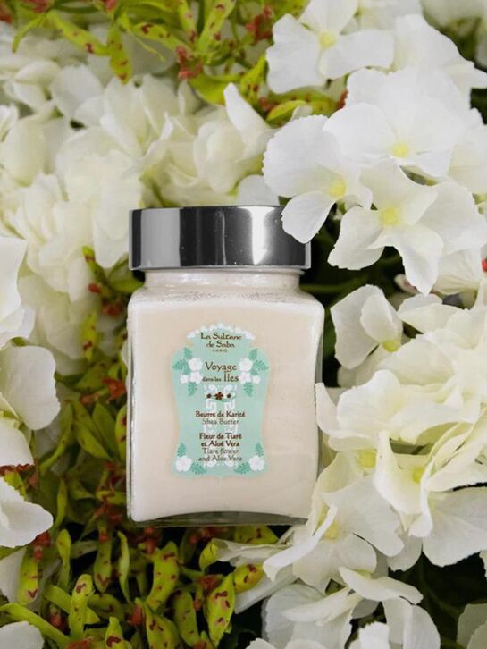 Масло карите для тела и волос Алоэ Вера и Цветы Тиаре, 300 мл La Sultane de Saba | Фото 2