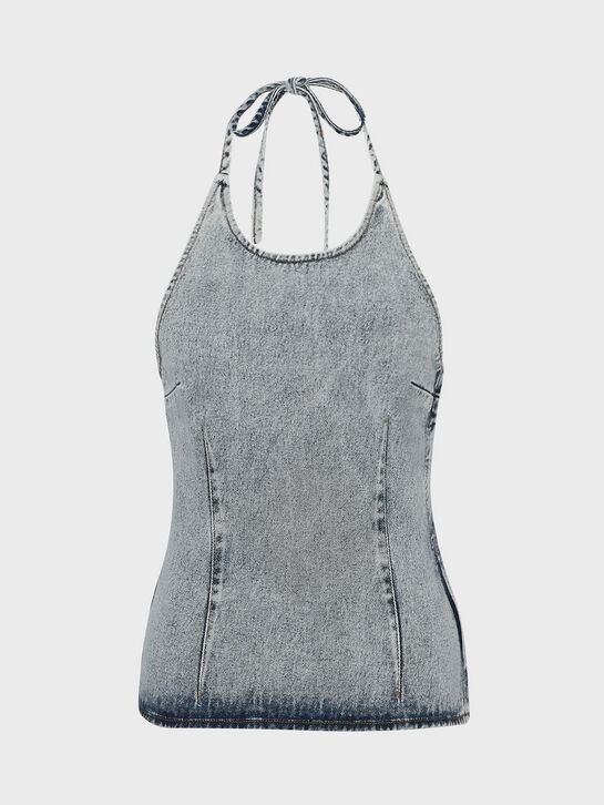 Джинсовый топ, голубой The New Society | Фото 1