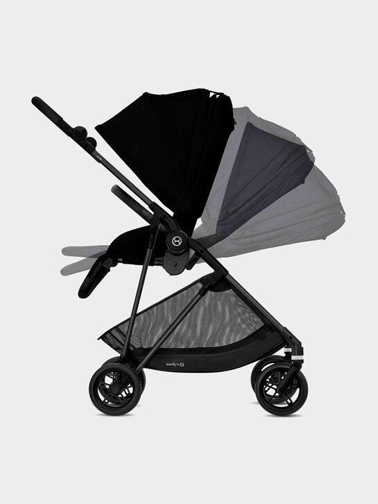 Коляска прогулочная Melio Carbon Magic Black с дождевиком CYBEX | Фото 6