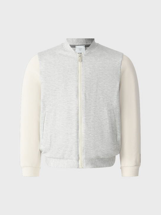 Спортивная куртка с контрастными рукавами Eleventy | Фото 1