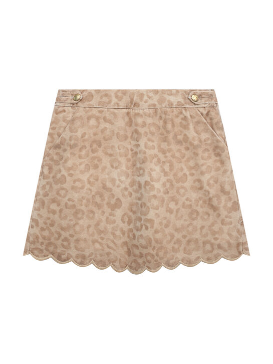 Юбка мини леопардовая Chloe | Фото 1