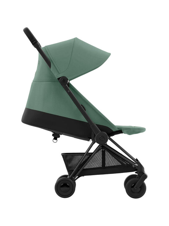 Коляска Coya Matt black leaf green с дождевиком и бампером CYBEX | Фото 5