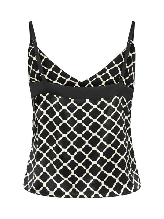 Топ на бретелях с геометрическим принтом Flashin | Фото 7
