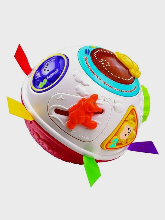 Вращающийся и обучающий разноцветный мяч Vtech | Фото 1