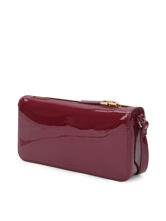 Сумка лаковая прямоугольная Elisabetta Franchi | Фото 3