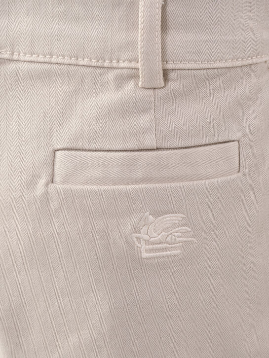 Бермуды с карманами-карго, серые Etro | Фото 3