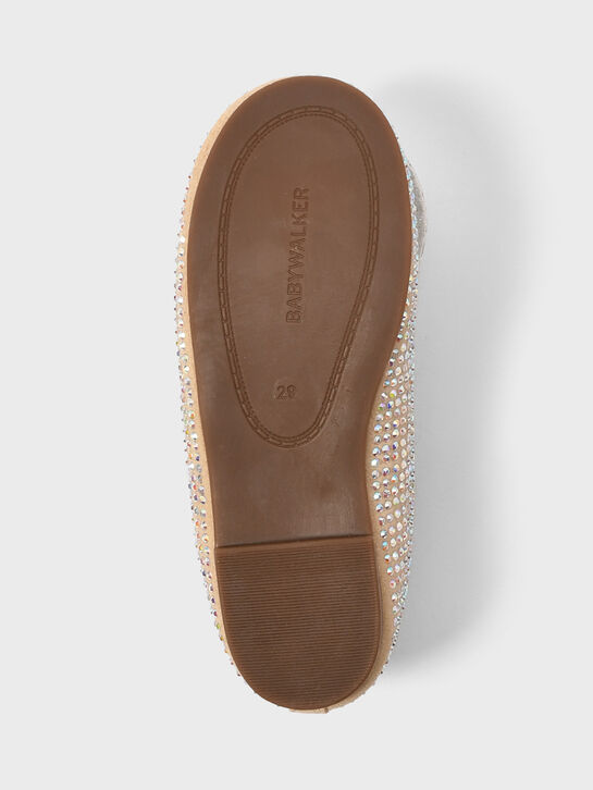 Туфли со стразами на резинке Baby Walker | Фото 5